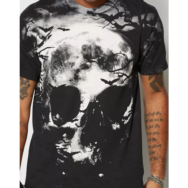 Adult Bat Skull T Shirt at Spirit Halloween