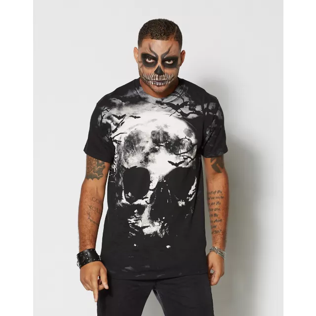 Adult Bat Skull T Shirt at Spirit Halloween