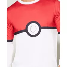 Adult Long Sleeve Pokeball  T Shirt at Spirit Halloween