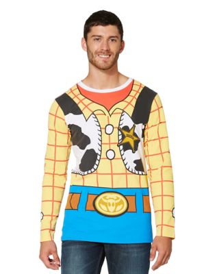 Adult Long Sleeve Woody T-Shirt - Toy Story - Spencer's