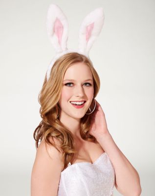 White Bunny Ears by Spencer's