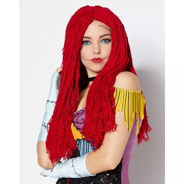 The Nightmare Before Christmas Sally Adult Wig at Spirit Halloween