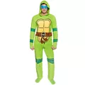 TMNT Hooded Footie Adult Pajamas at Spirit Halloween