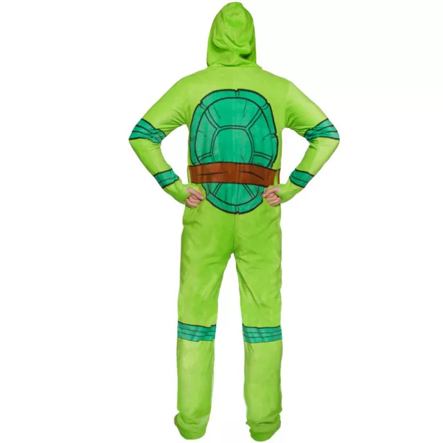 TMNT Hooded Footie Adult Pajamas at Spirit Halloween