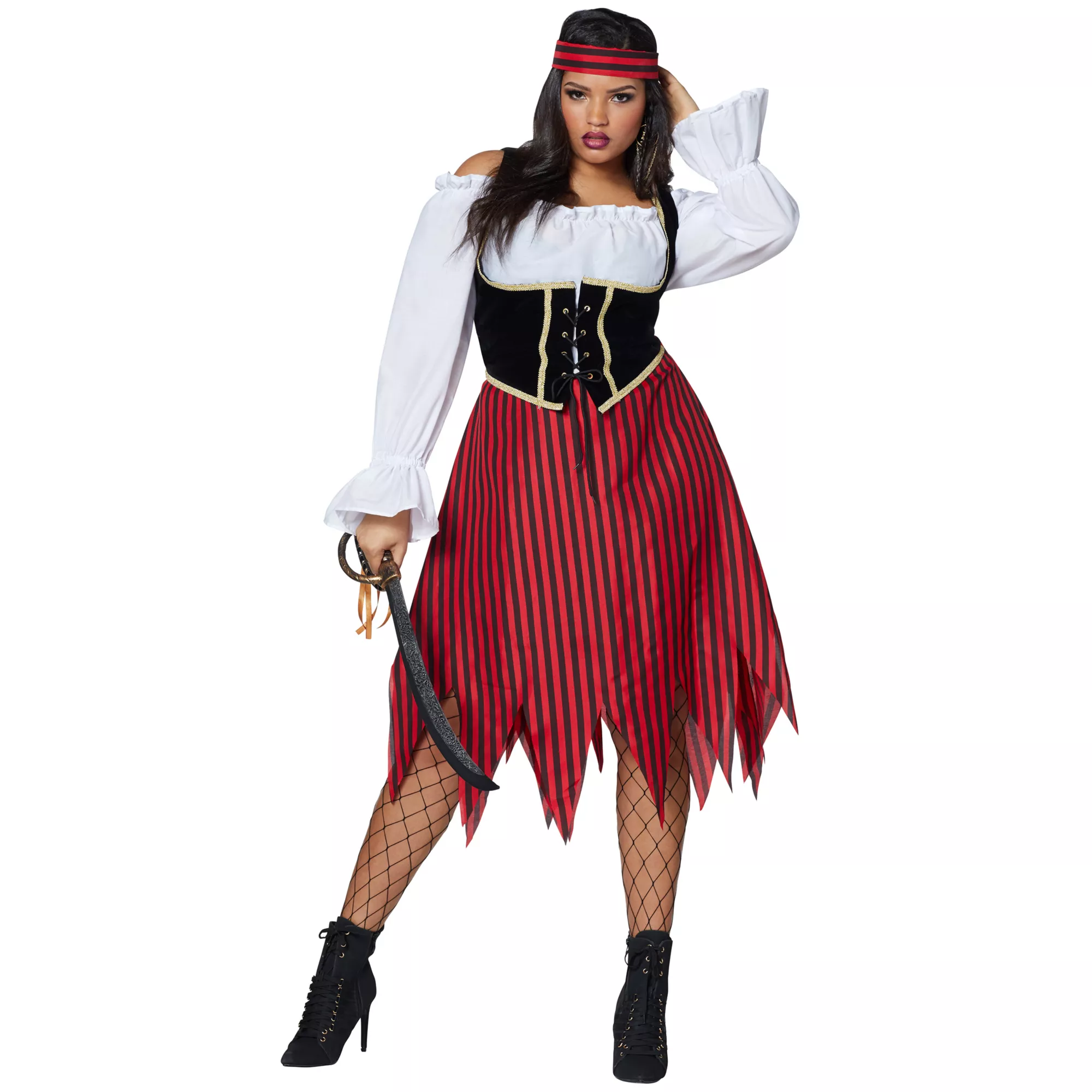 Buccaneer Beauty Adult Womens Plus Pirate Costume at Spencer's