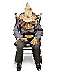 4.5 Ft Sitting Scarecrow Animatronic - Decorations