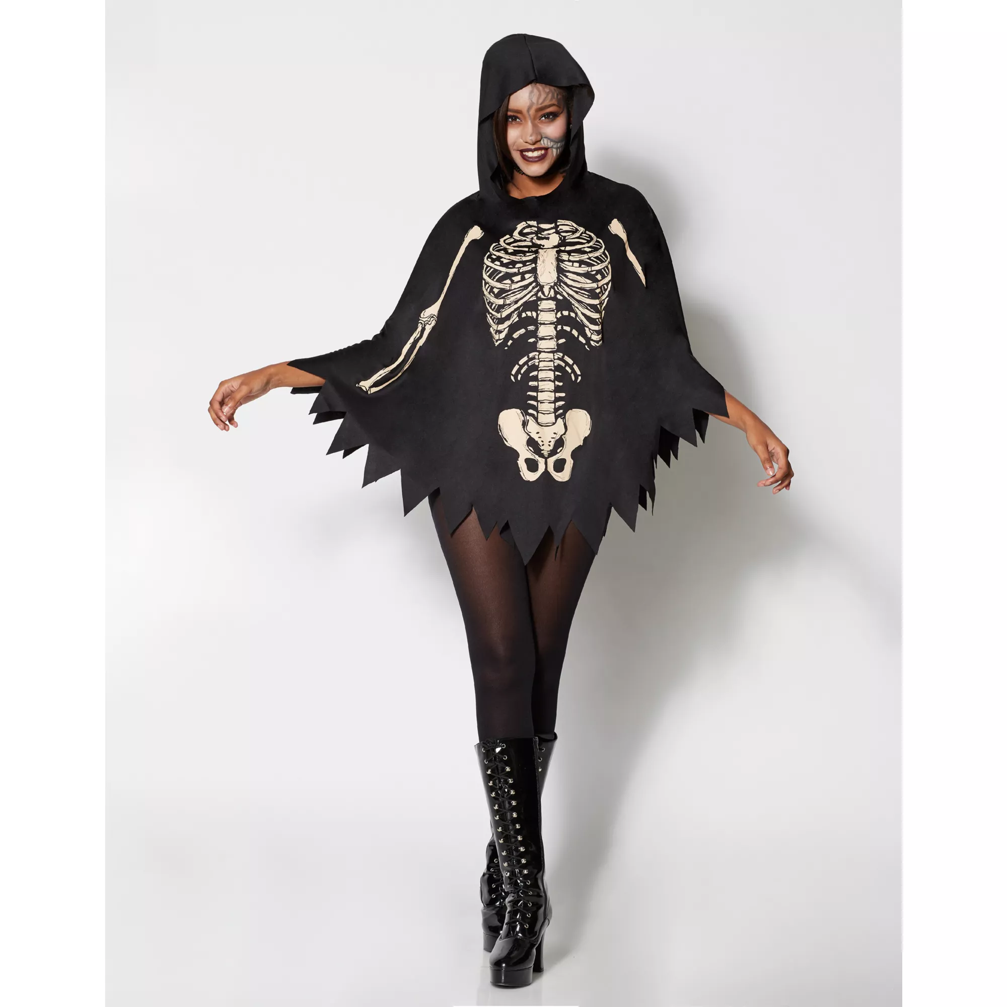 Adult Skeleton Poncho at Spirit Halloween