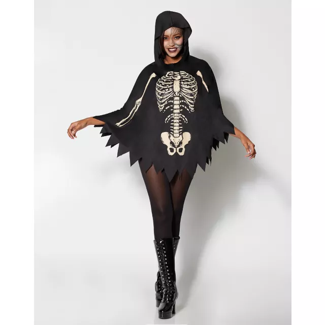 Adult Skeleton Poncho at Spirit Halloween