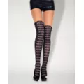 Faux Lace Up Tights at Spirit Halloween