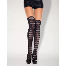 Faux Lace Up Tights at Spirit Halloween
