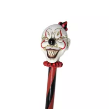 Scary Clown Staff at Spirit Halloween