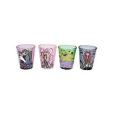 Jack Skellington Mini Glass 4 Pack - Nightmare Before Christmas at Spencer's
