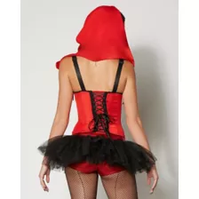 Hooded Little Red Hood Corset at Spencer's