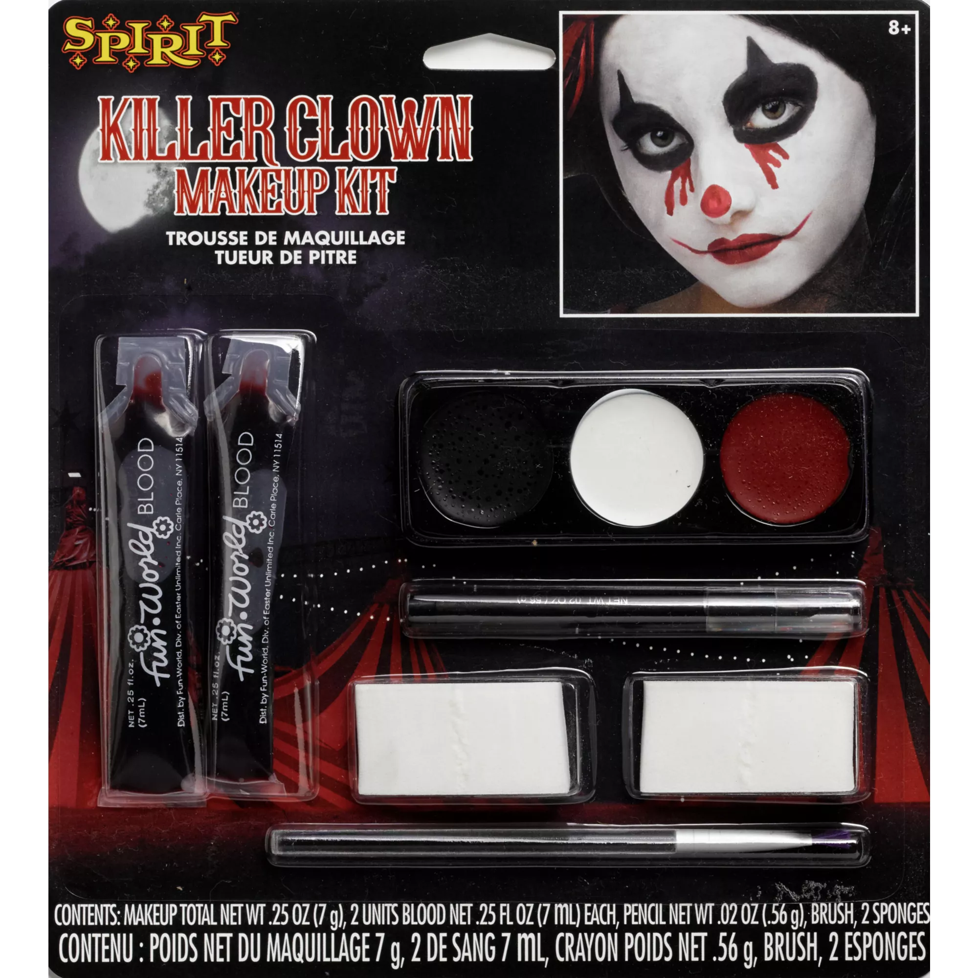 Killer Clown Makeup Kit