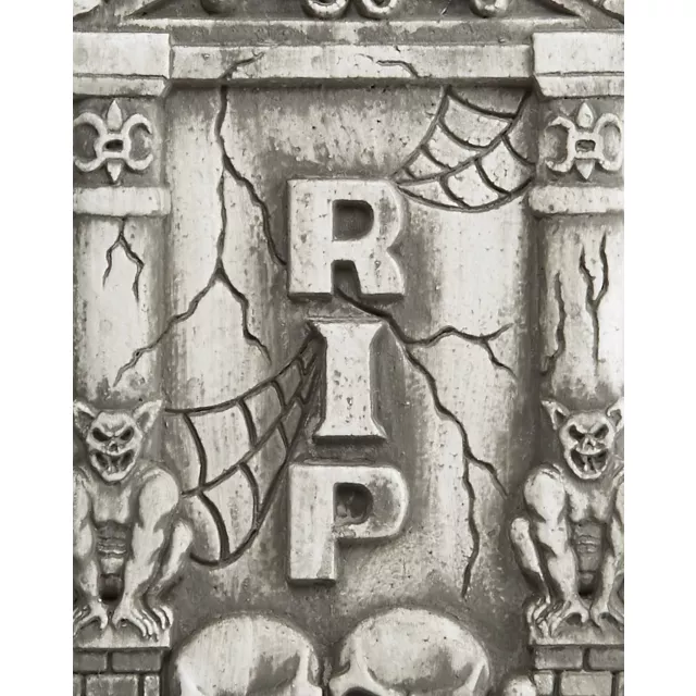 2 Ft Skull and Gargoyle Tombstone at Spirit Halloween