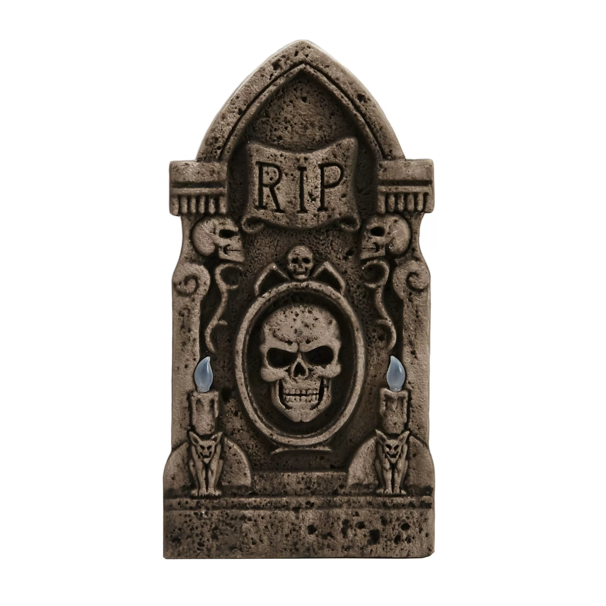 Light-Up Skull Tombstone at Spirit Halloween
