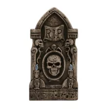 Light-Up Skull Tombstone at Spirit Halloween