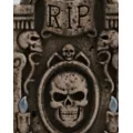 Light-Up Skull Tombstone at Spirit Halloween