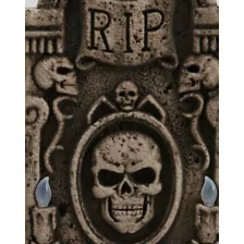 Light-Up Skull Tombstone at Spirit Halloween