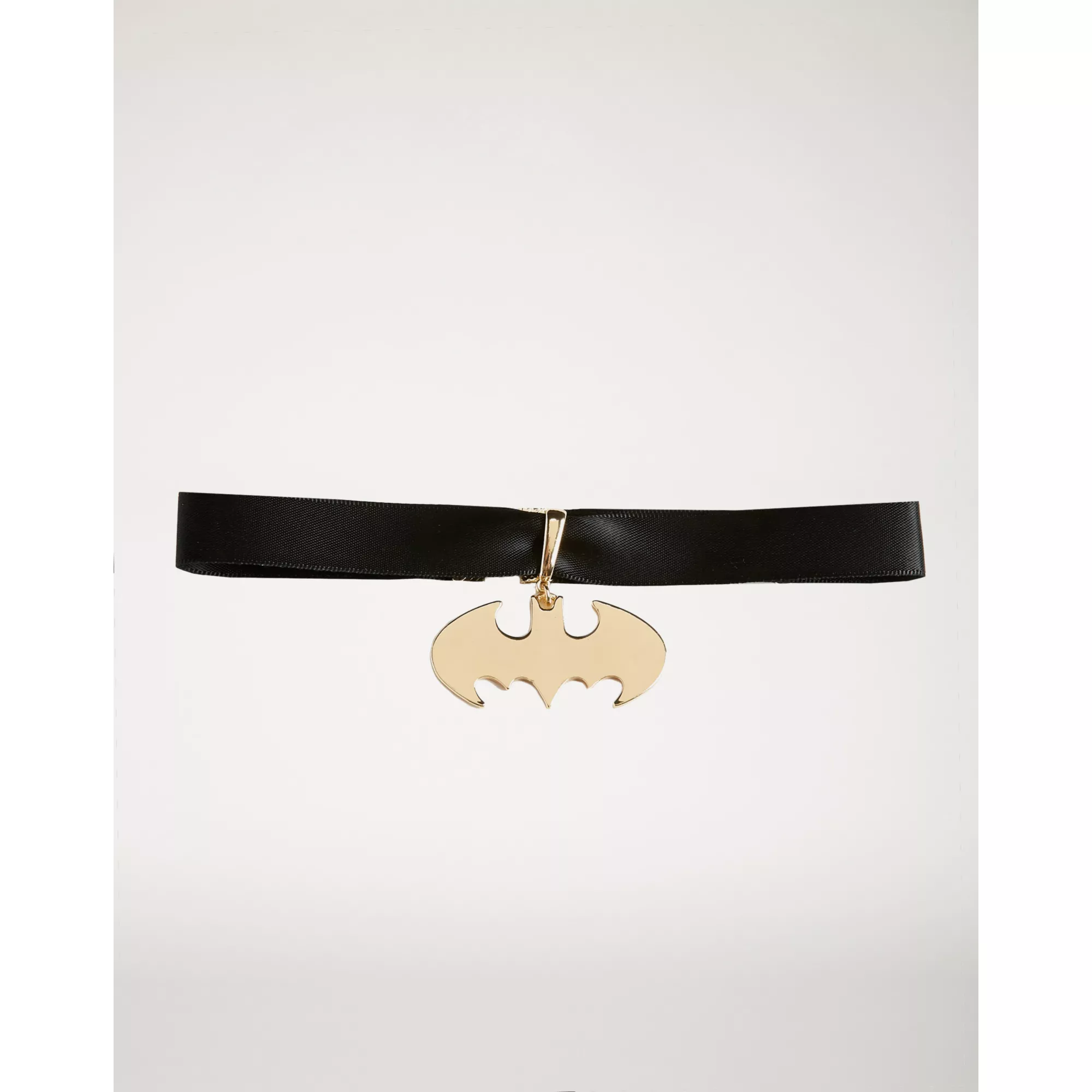 Goldtone Batman Choker - DC Comics at Spencer's