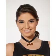 Goldtone Batman Choker - DC Comics at Spencer's