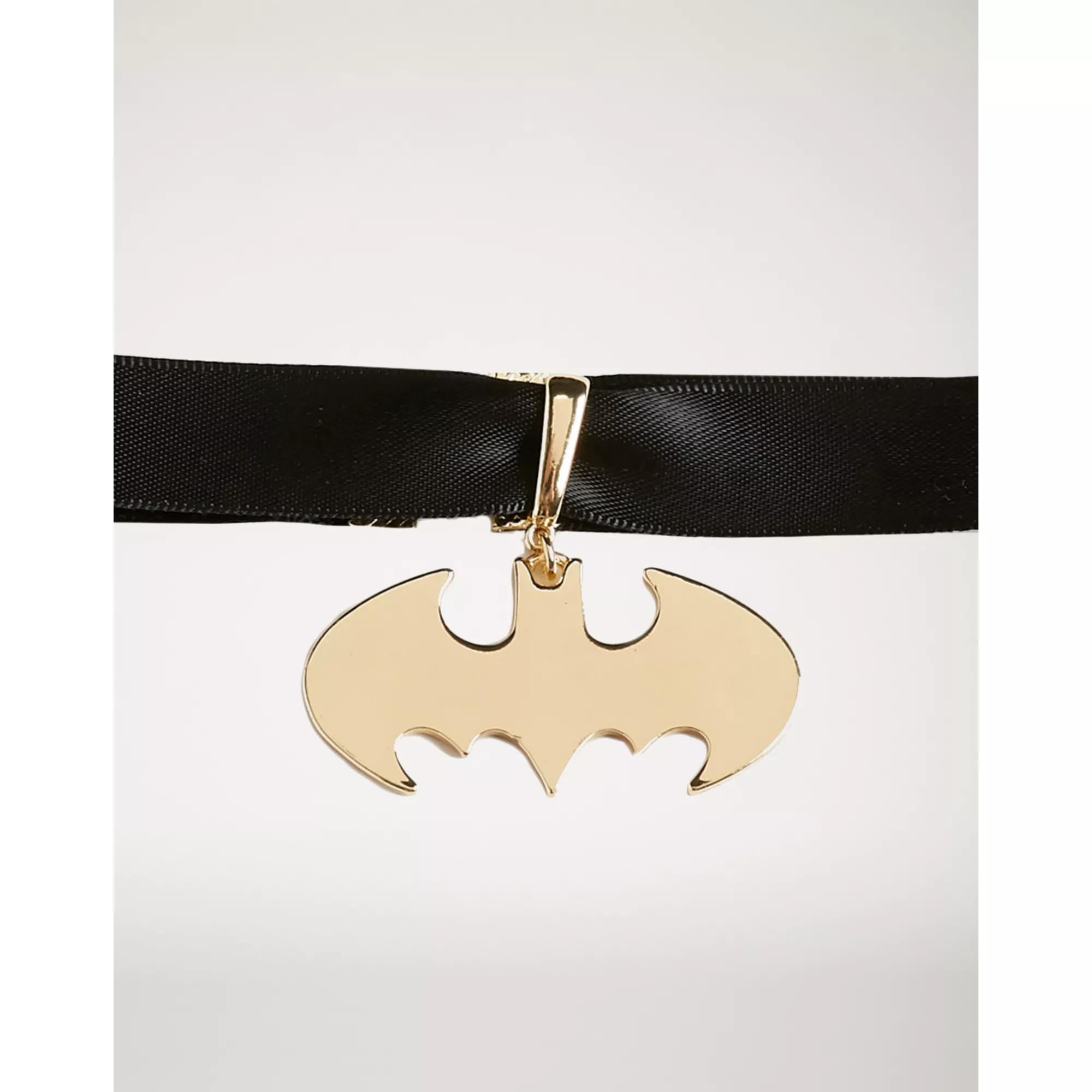 Goldtone Batman Choker - DC Comics at Spencer's