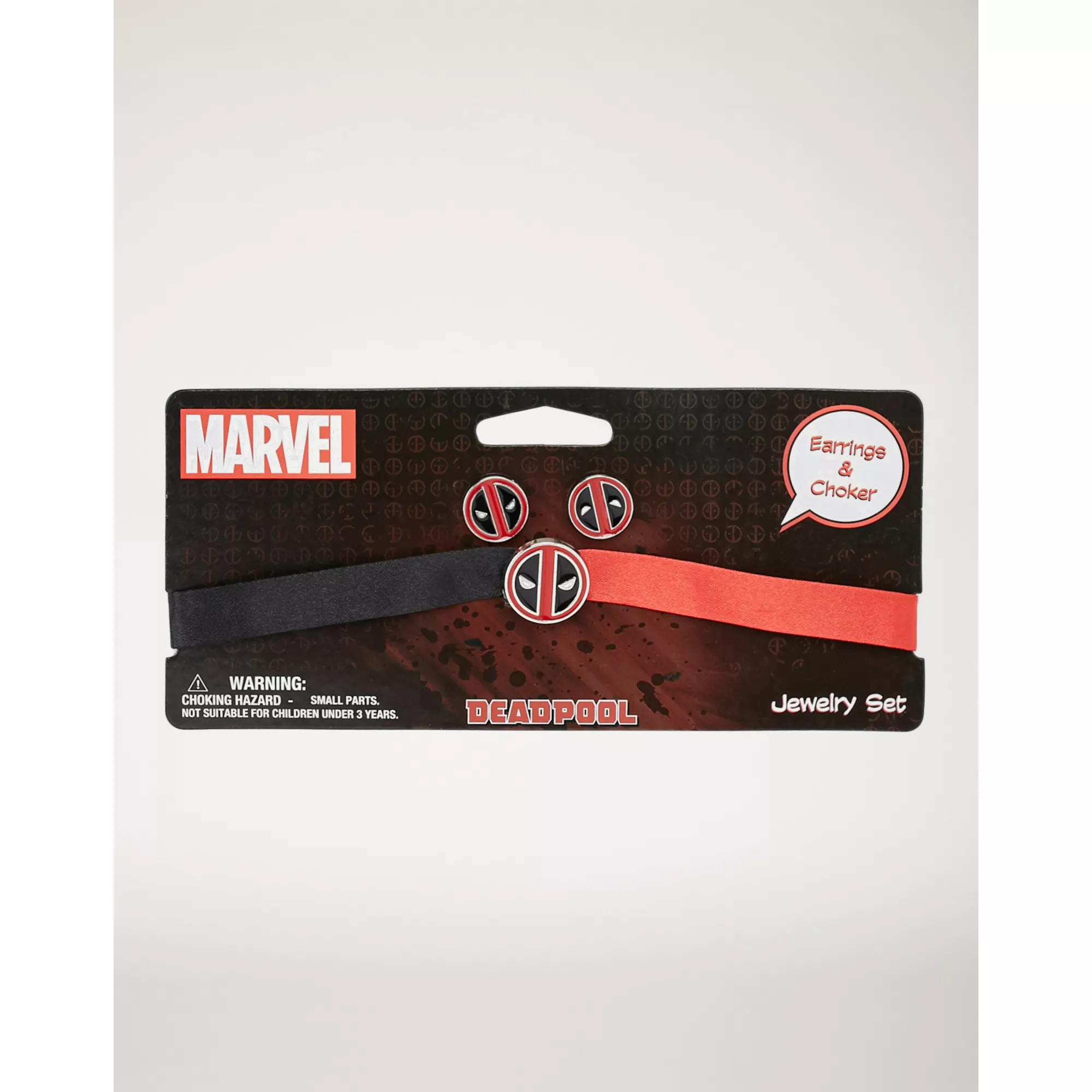 Deadpool Earring and Choker Set - Marvel at Spirit Halloween