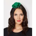 Green Bowler Mini Hat Fascinator at Spencer's
