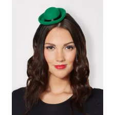 Green Bowler Mini Hat Fascinator at Spencer's