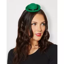 Green Bowler Mini Hat Fascinator at Spencer's