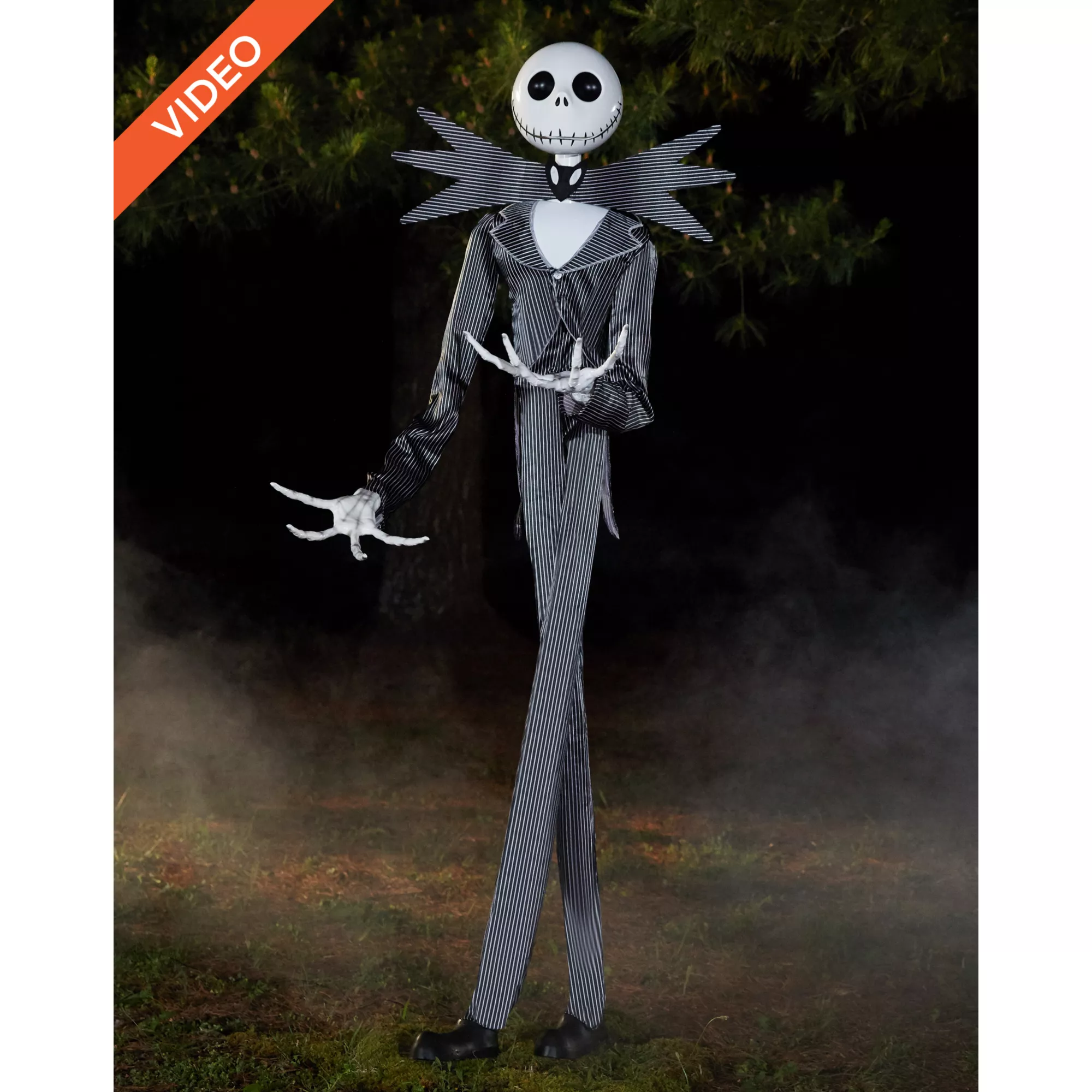 6 Ft Jack Skellington Animatronics Decorations - The Nightmare Before Christmas at Spencer's