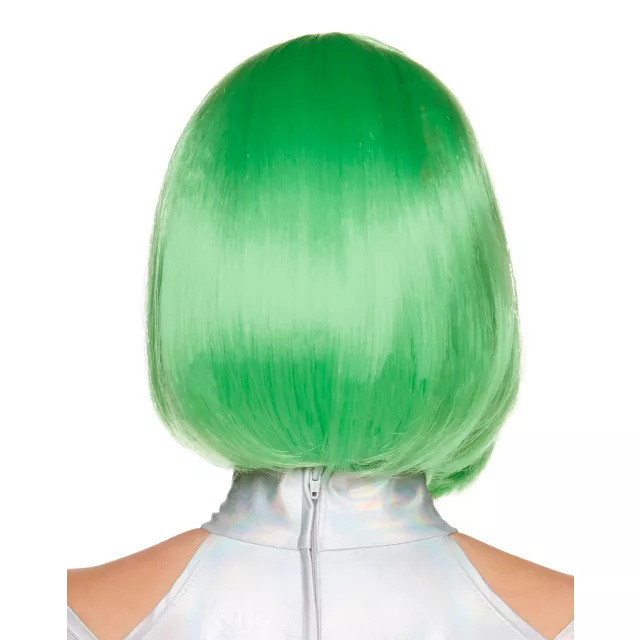 Green Bob Wig at Spirit Halloween