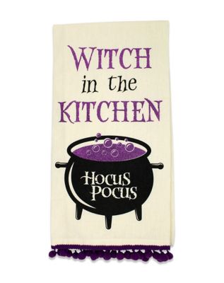 Disney Hocus Pocus Black Kitchen Hand Towels Set of 2