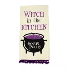 Witch Kitchen Hocus Pocus Dish Towel - Hocus Pocus at Spencer's