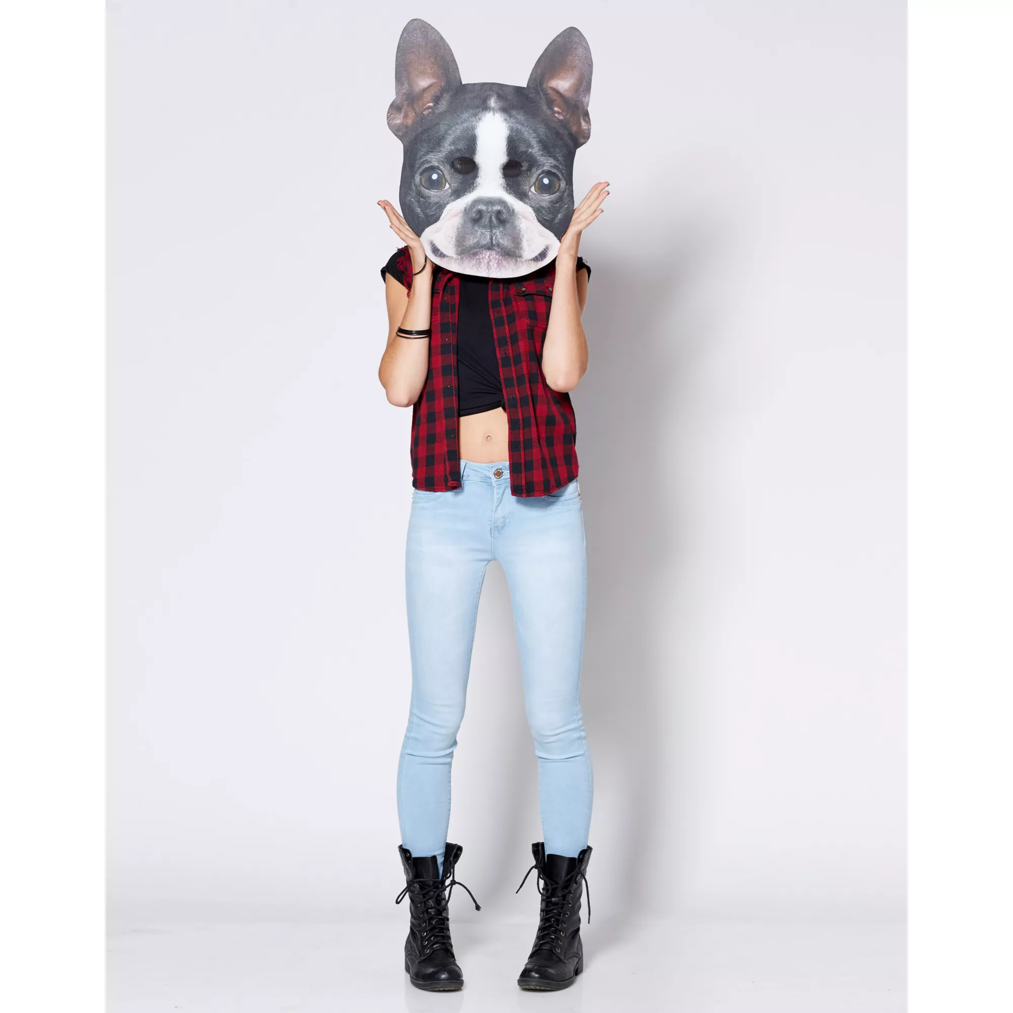 Big Head Foam Dog Half Mask at Spencer's