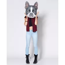 Big Head Foam Dog Half Mask at Spencer's
