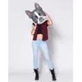 Big Head Foam Dog Half Mask at Spencer's