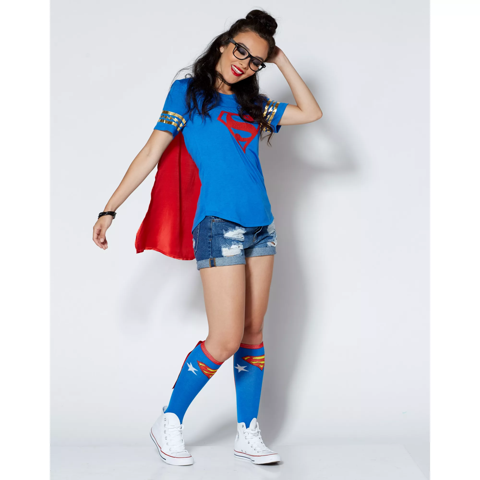 Caped Supergirl T Shirt - DC Comics at Spencer's