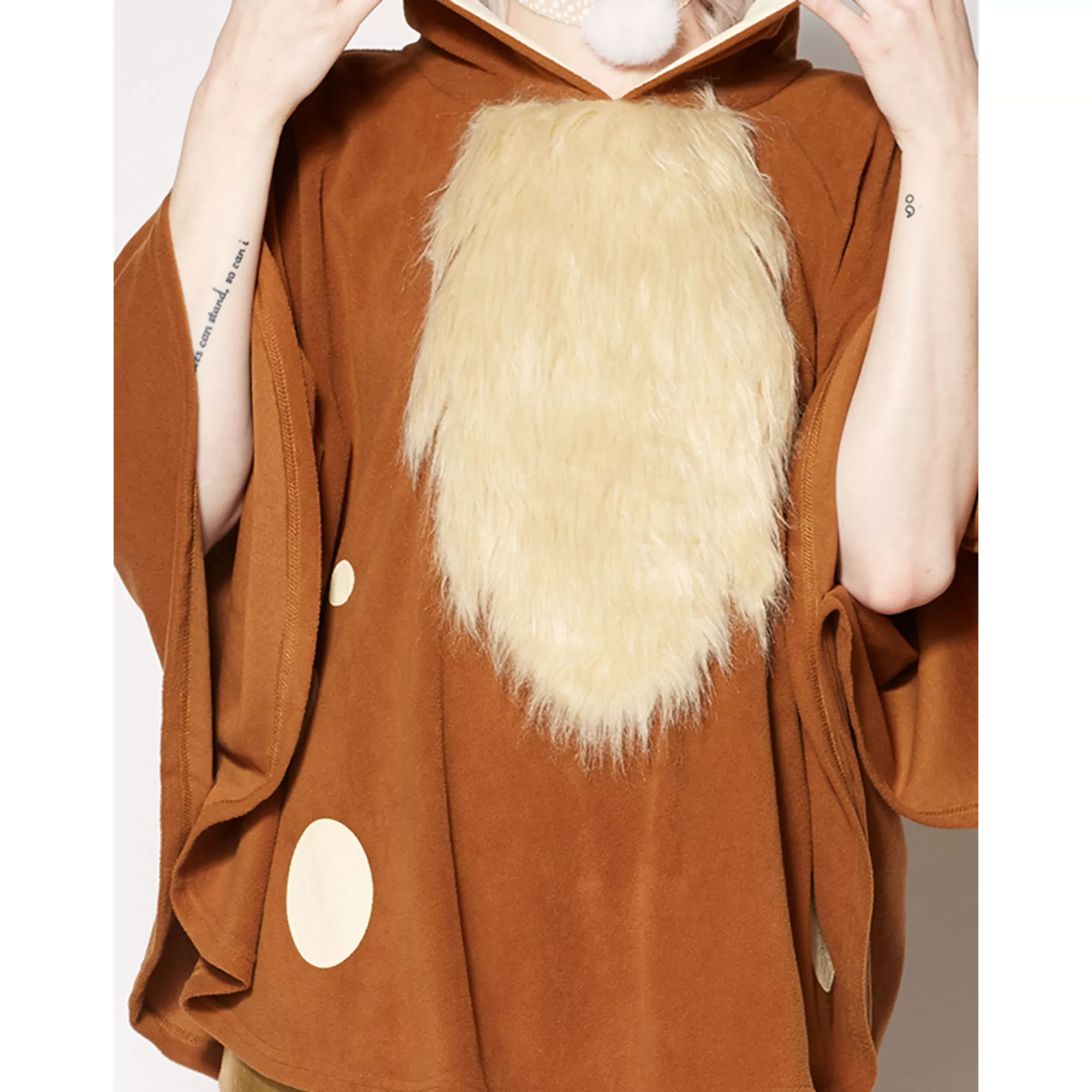Adult Faux Fur Deer Poncho