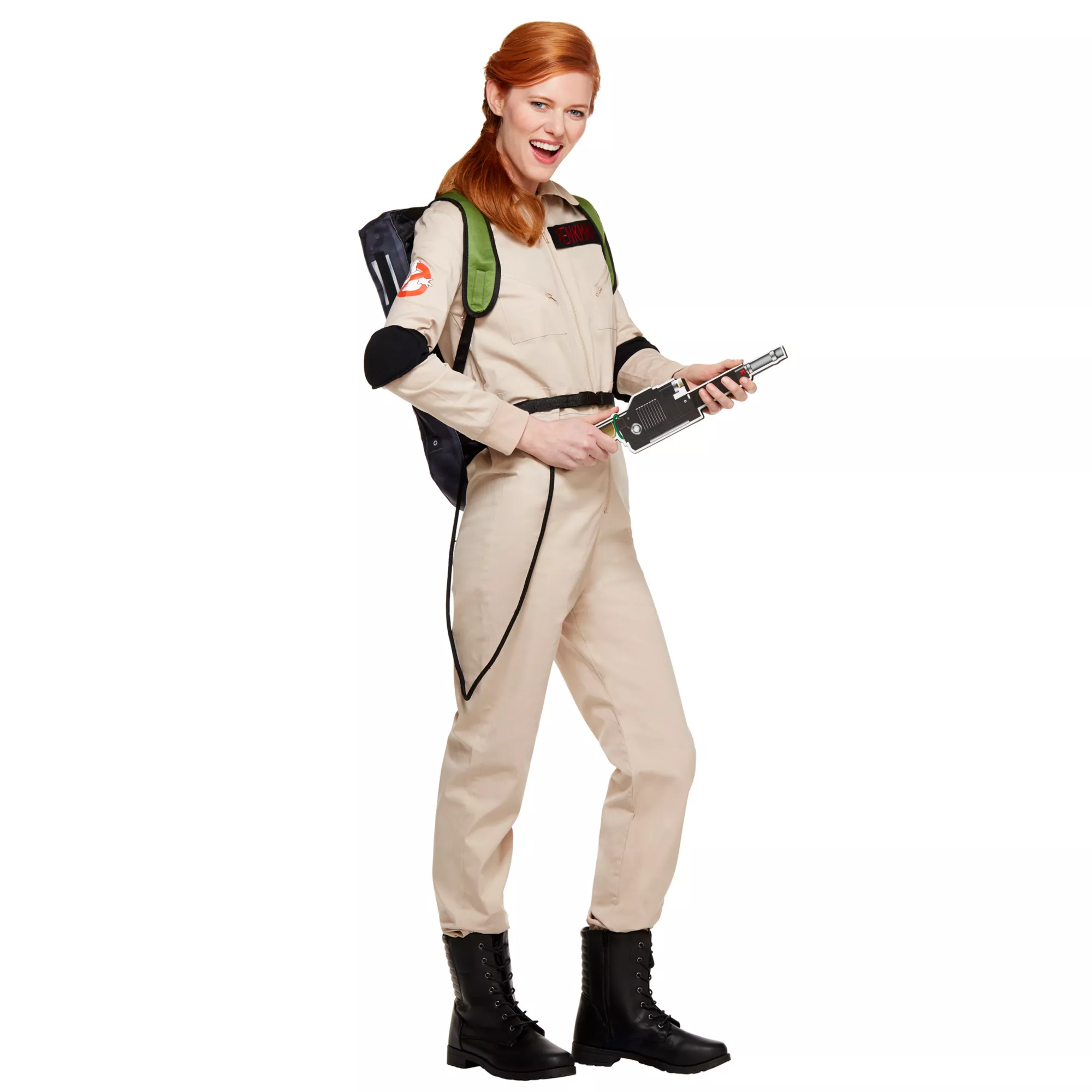 Adult Womens Ghostbusters One Piece Costume - Ghostbusters Classic at Spirit Halloween