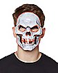 Doom EL Wire Light Up Skeleton Half Mask