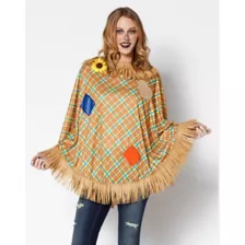 Adult Scarecrow Poncho at Spirit Halloween