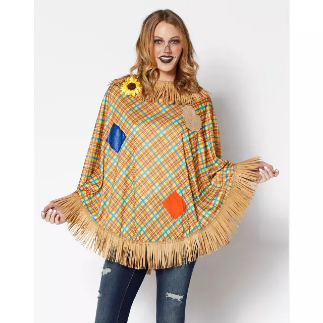 Adult Scarecrow Poncho at Spirit Halloween