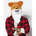 Moving Mouth Fox Full Mask at Spencer's
