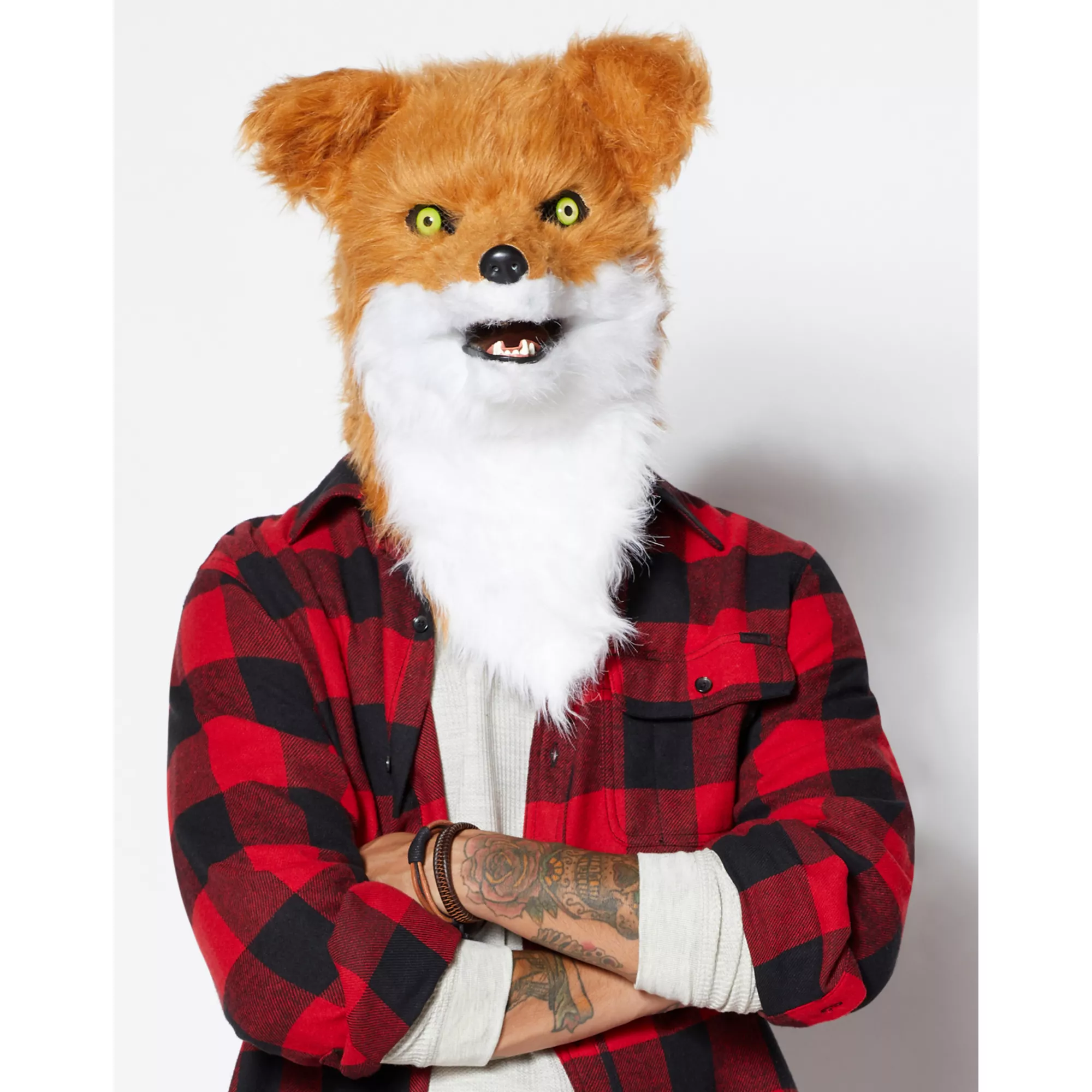 Moving Mouth Fox Full Mask at Spencer's