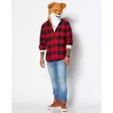 Moving Mouth Fox Full Mask at Spencer's