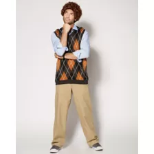 Brennan Sweater Vest and Wig - Step Brothers at Spencer's