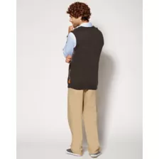 Brennan Sweater Vest and Wig - Step Brothers at Spencer's