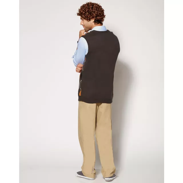 Brennan Sweater Vest and Wig - Step Brothers at Spencer's
