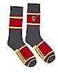 Gryffindor Embroidered Crew Socks - Harry Potter